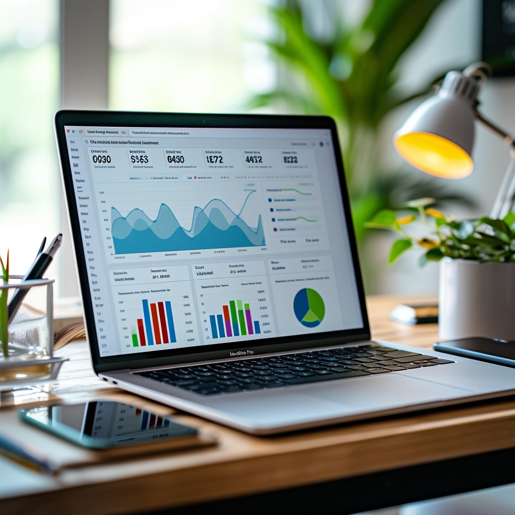 Free Analytics on Display Image - Laptop, Analytics, Graphs | Download ...