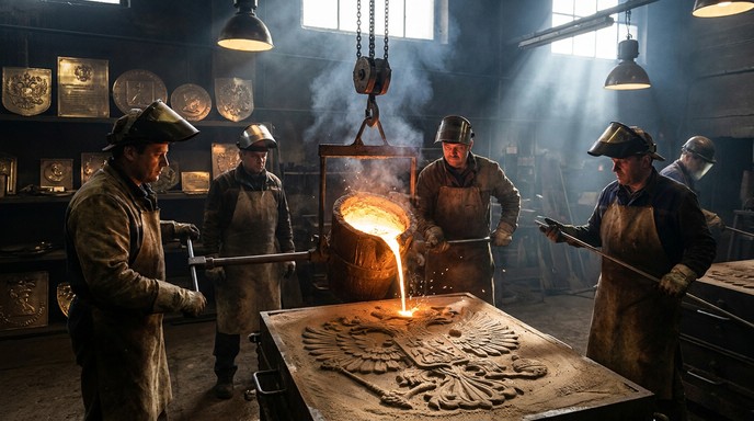 Download Forging Bronze Symbols Image - Foundry, Metalworkers, Bronze ...