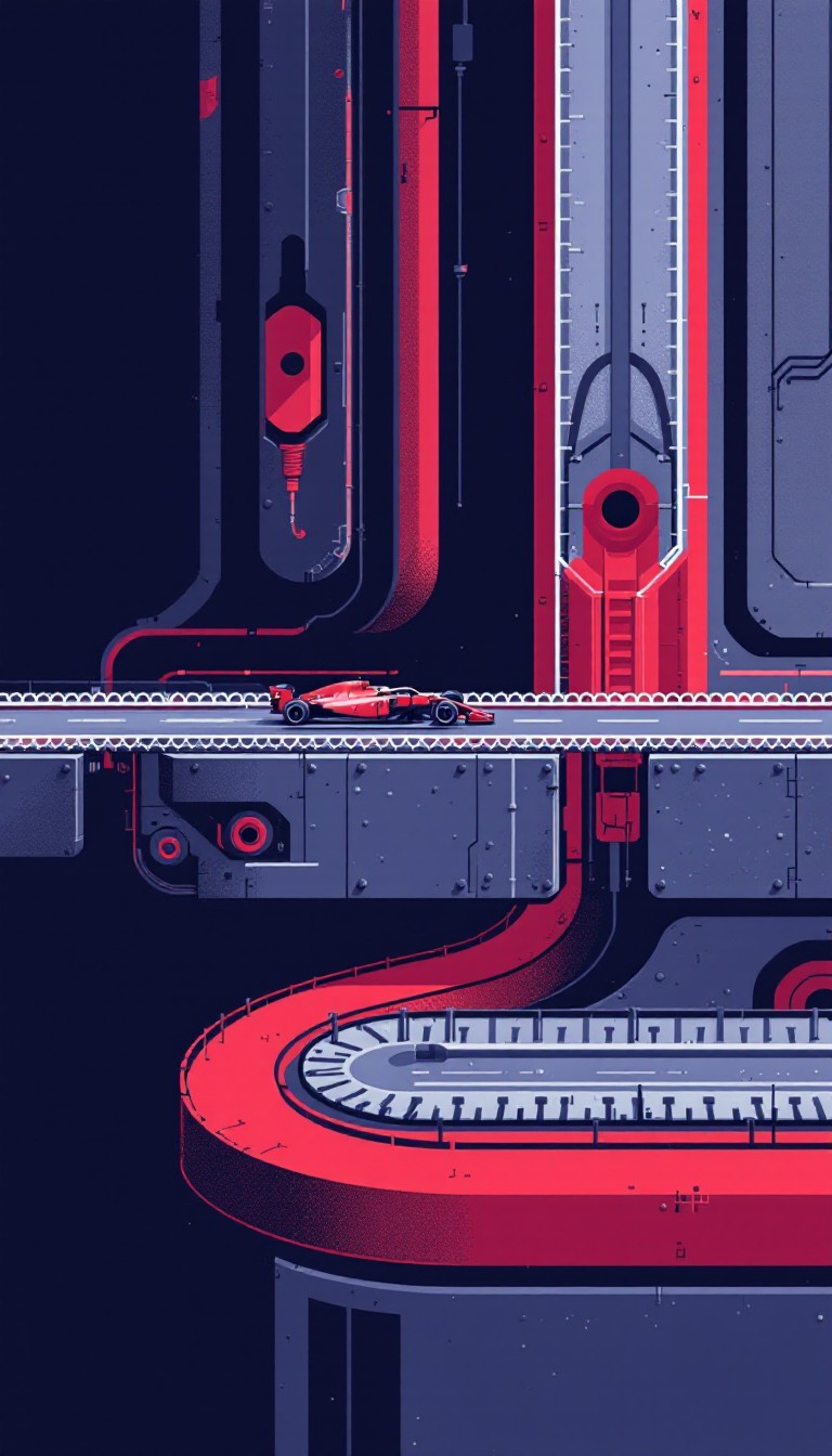 Free Pixel Racer Circuit Image - Pixelart, Racing, Minimalist ...