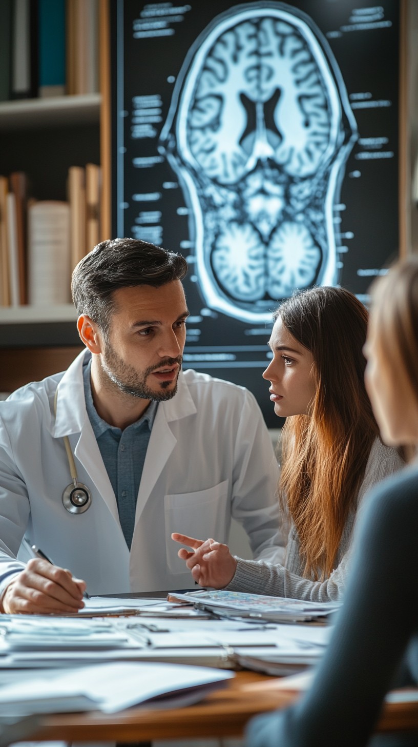 Free Doctor Explaining Diagnosis Image - Doctor, Patient, Consultation ...