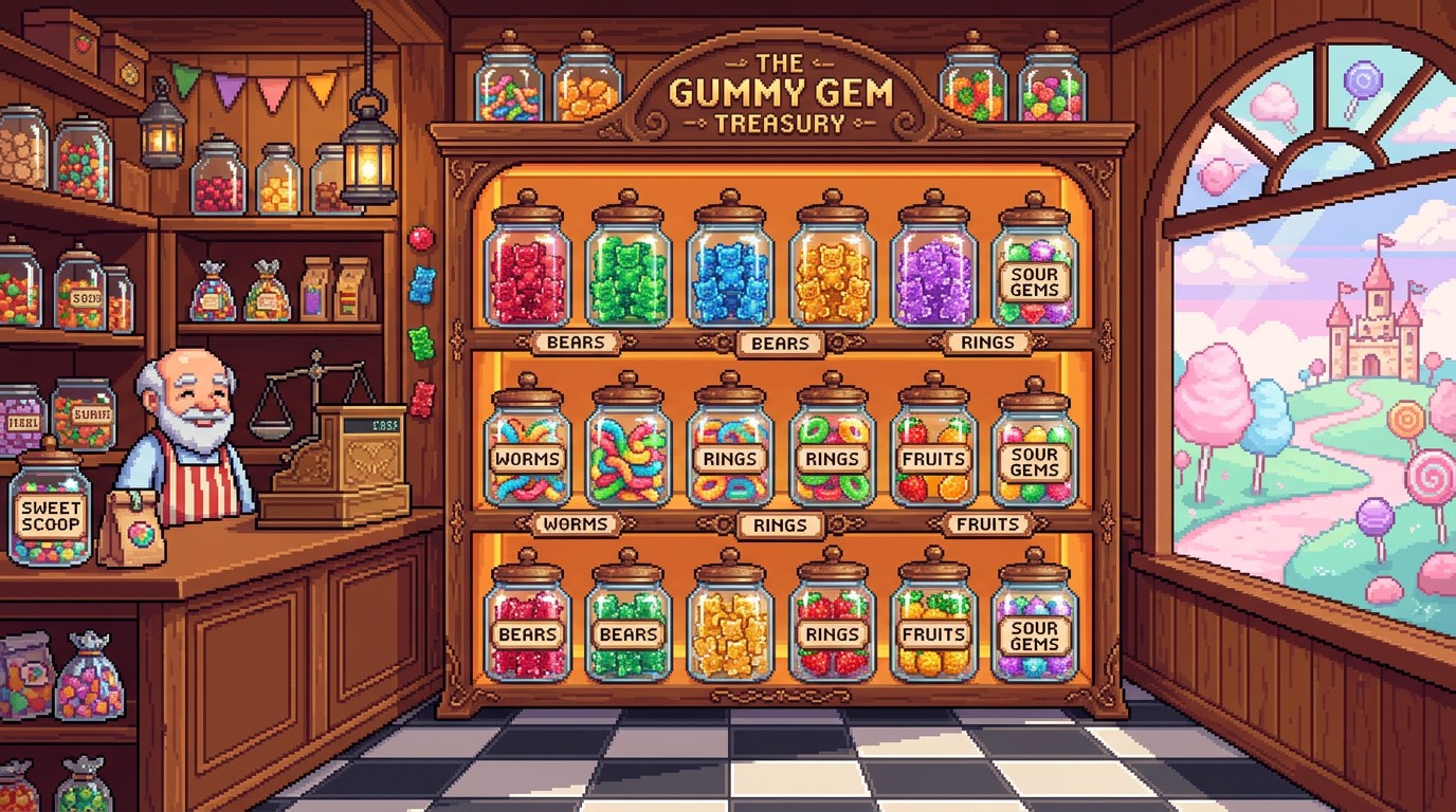 Free Pixel Candy Paradise Image - Pixelart, Candy, Gummy | Download at ...