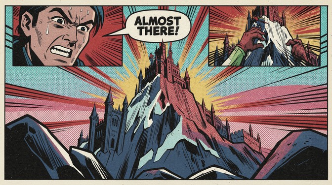 Free Comic Mountain Ascent Image - Comic, Mountain, Climber | Download ...