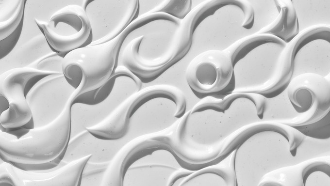 Free Sculptural Cream Waves Image - Cream, Swirls, Monochrome ...