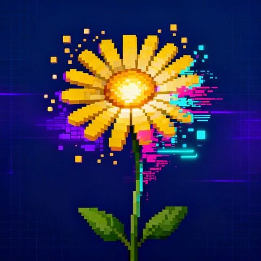 Free Digital Daisy Dreams Image - Pixelated, Daisy, Surreal | Download ...