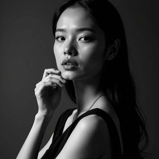Free Elegant monochrome portrait Image - Portrait, Monochrome, Elegant ...
