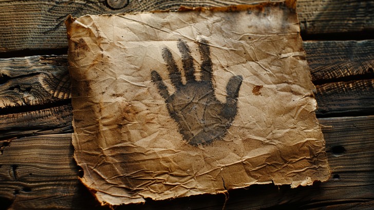 Free Mysterious Handprint Parchment Image - Parchment, Handprint ...