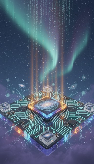 Free Digital Sacred Geometry Photo - Microprocessor, Crystalline ...