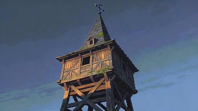 Pixels Graphics Watchtower Free Ancient Timber Watchtower Image - Watchtower, Tower, Spire ...