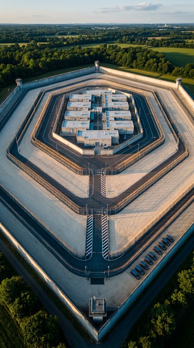 Free Security Compound Overhead Image - Aerial, Security, Compound ...