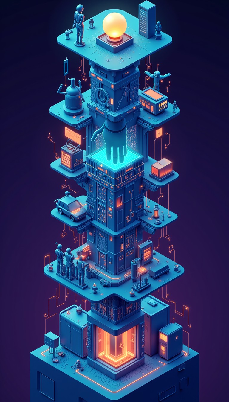 Free Automation Evolution Tower Image - Automation, Futuristic ...