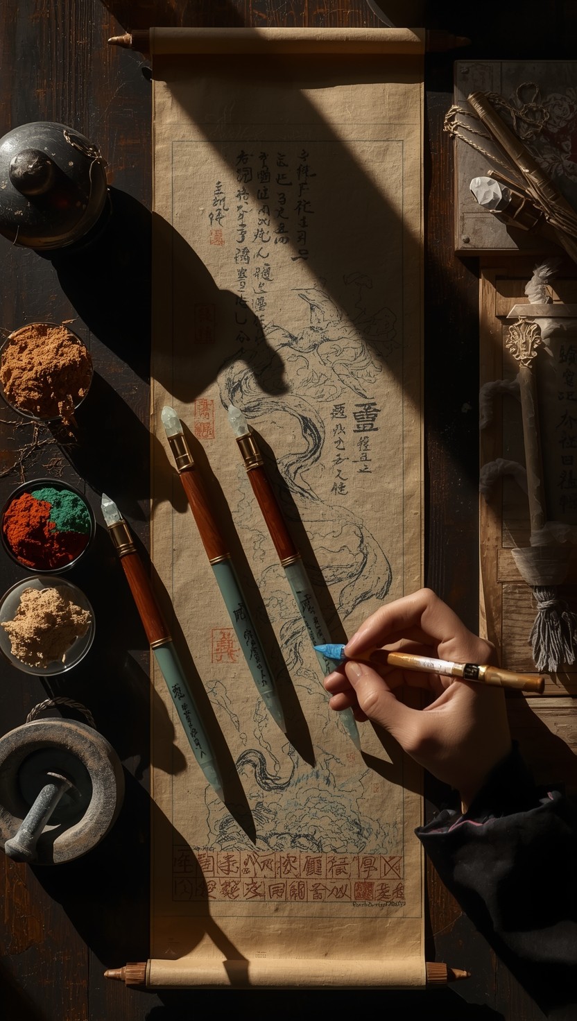 Free Artisanal Calligraphy Tools Photo - Calligraphy, Markers, Crystal ...