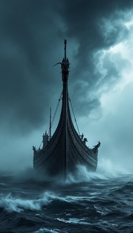 Free Viking Storm Ship Image - Viking, Longship, Storm | Download at ...