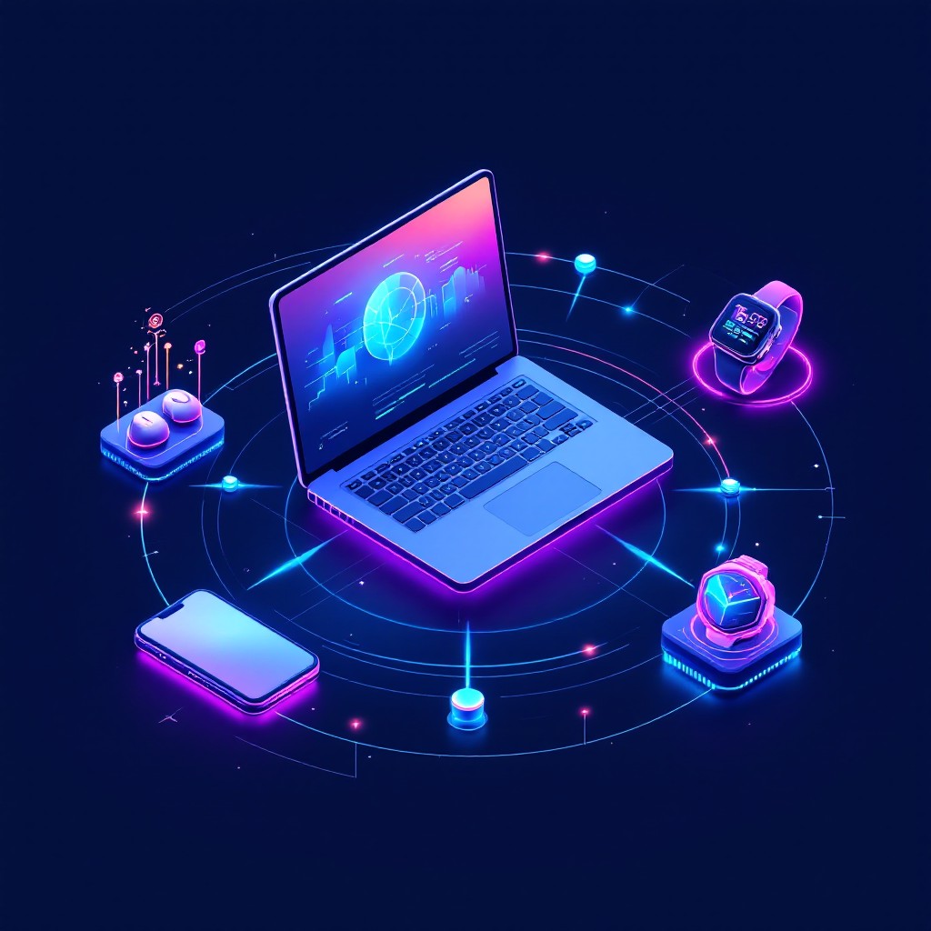 Free Connected Technology Ecosystem Image - Technology, Isometric ...