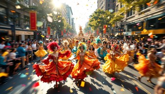 Free Festive Street Celebration Image - Parade, Festival, Celebration ...