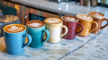 Free Colorful Coffee Array Image - Coffee, Latte, Mugs | Download at ...