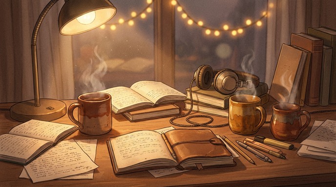 Free Sustainable Study Space Image - Lofi, Cozy, Sustainable | Download ...