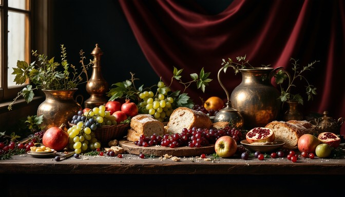 Free Sumptuous Still Life Image - Renaissance, Stilllife, Fruits ...