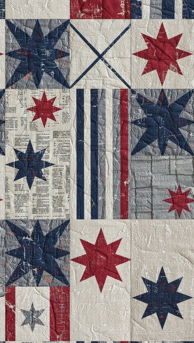 Free Vintage Americana Pattern Image - Americana, Vintage, Patriotic ...