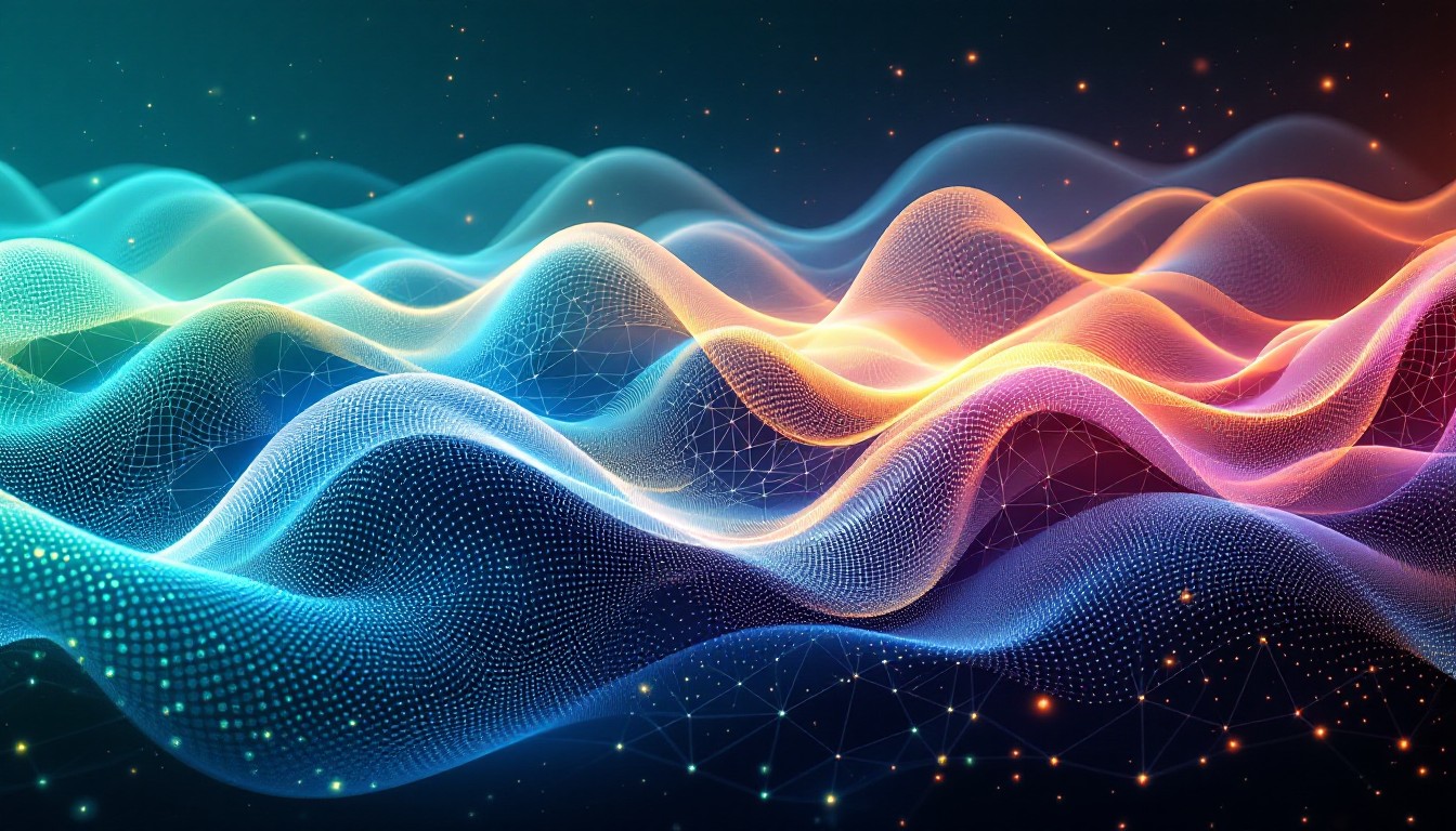 Free Flowing Digital Waves Image - Abstract, Waves, Digital | Download ...