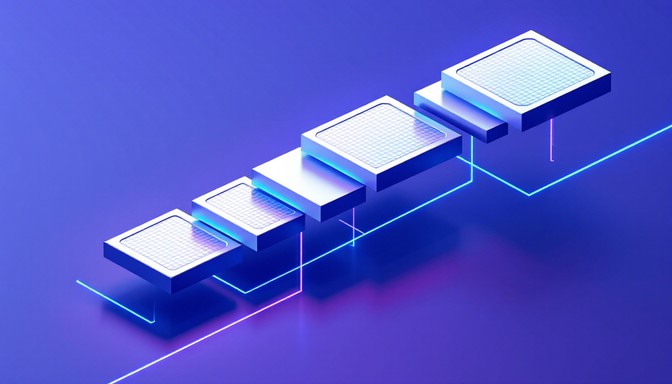 Free Digital Stairway Ascending Image - Isometric, 3d, Platforms ...
