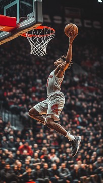 Free Dynamic Basketball Dunk Image - Basketball, Athlete, Dunk ...