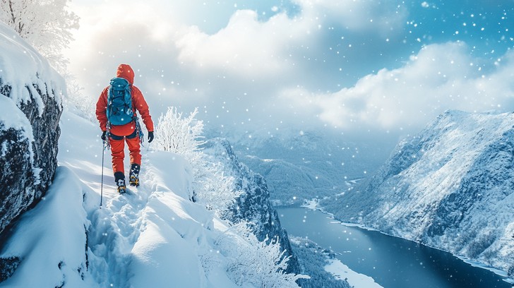 Free Winter hiking adventure Image - Winter, Hiking, Snow | Download at ...