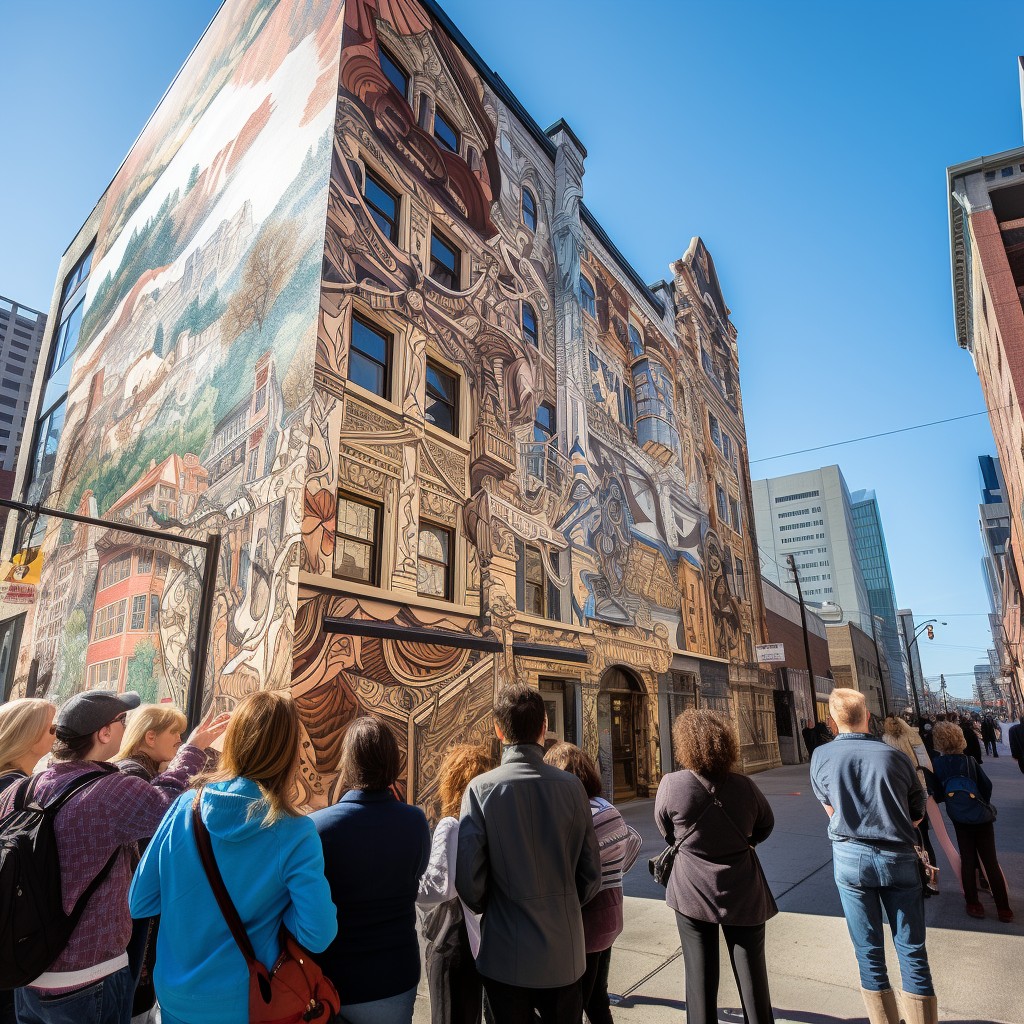 City Mural Examples Free City Mural Tour Image - City, Mural, Art | Download at StockCake
