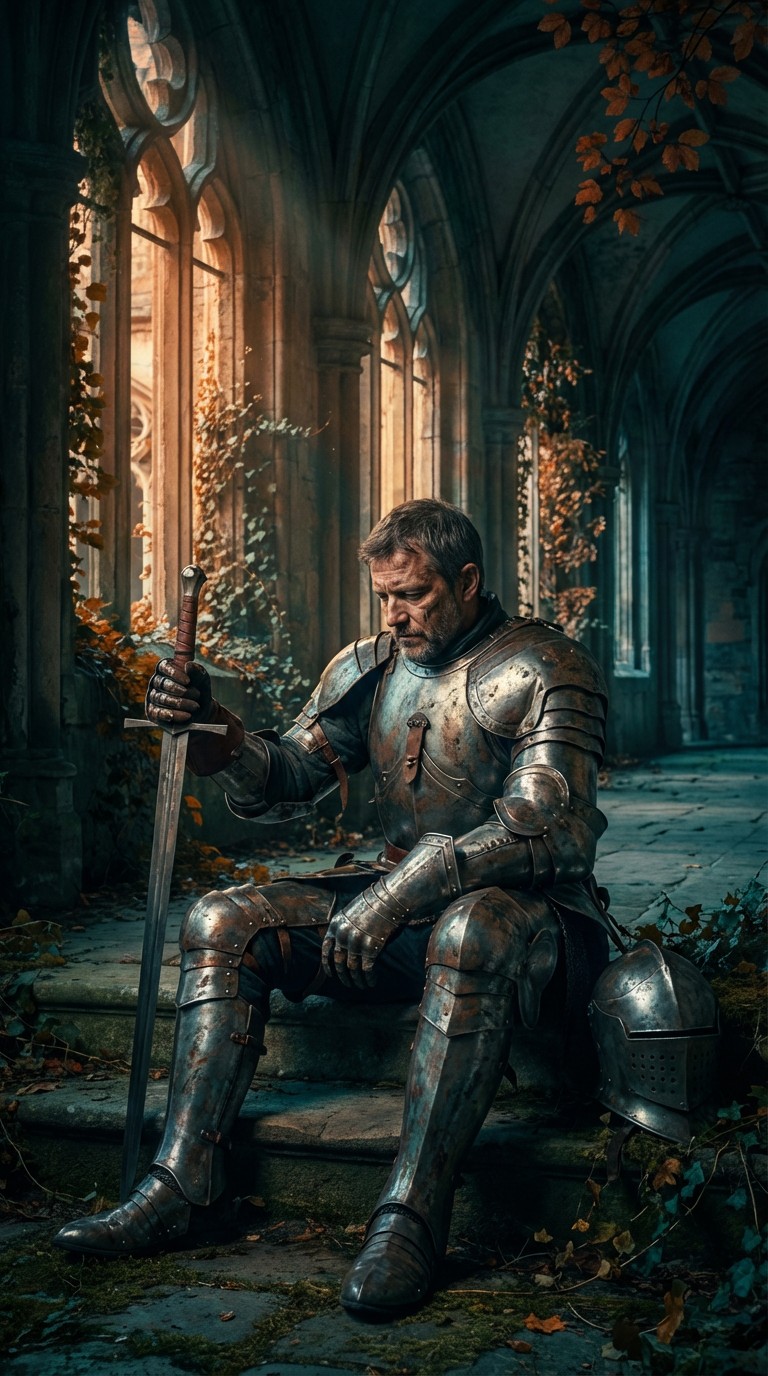 Free Knight's Quiet Moment Image - Knight, Medieval, Warrior | Download ...