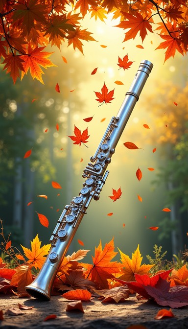 Musical Instruments Forest Free Woodland musical harmony Image - Flute, Woodland, Autumn ...