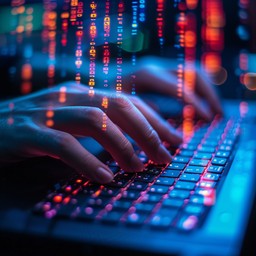 Free Nighttime Coding Session Image - Coding, Technology, Keyboard ...