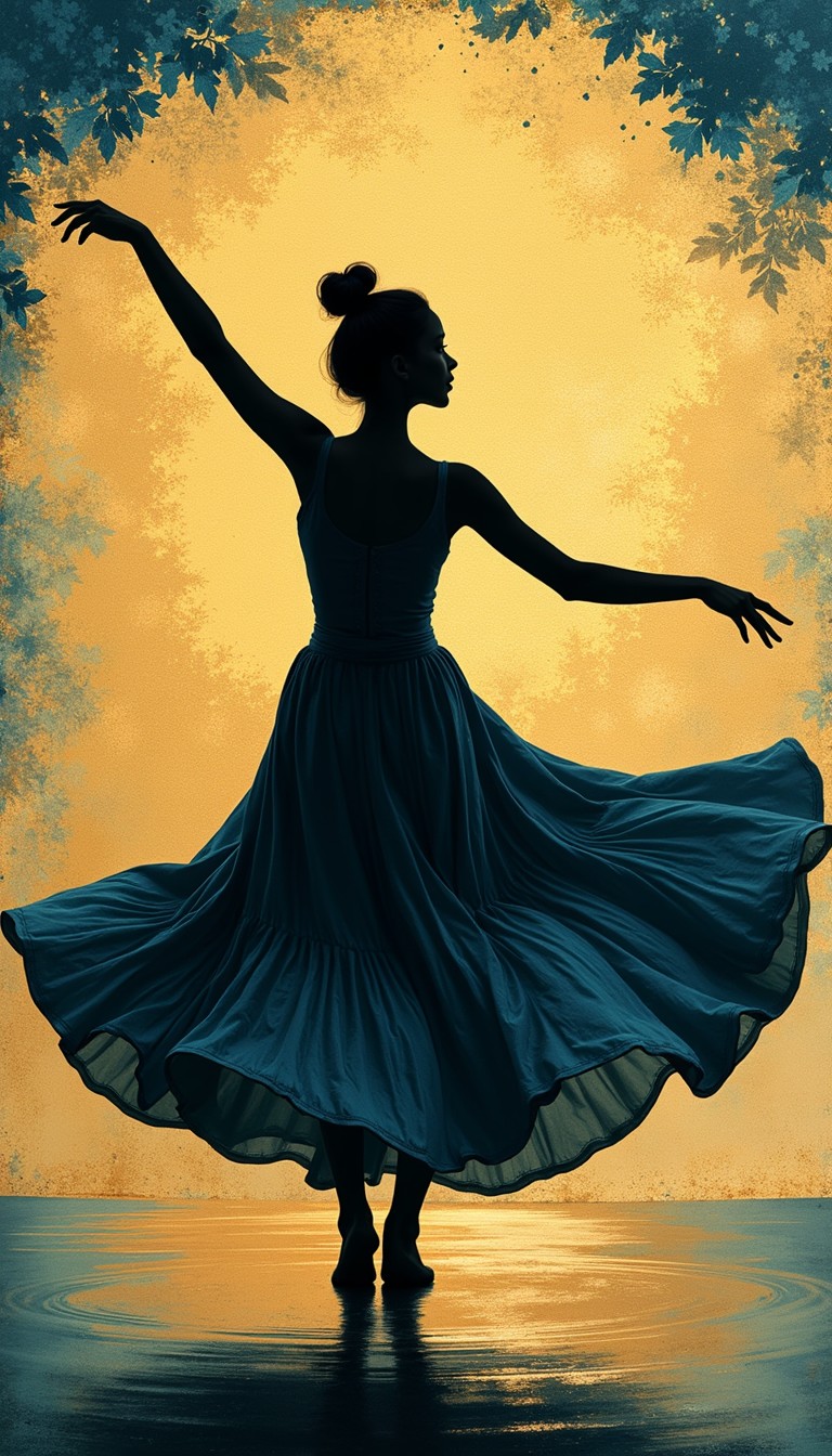 Free Graceful Shadow Dancer Image - Silhouette, Dancer, Twirling ...