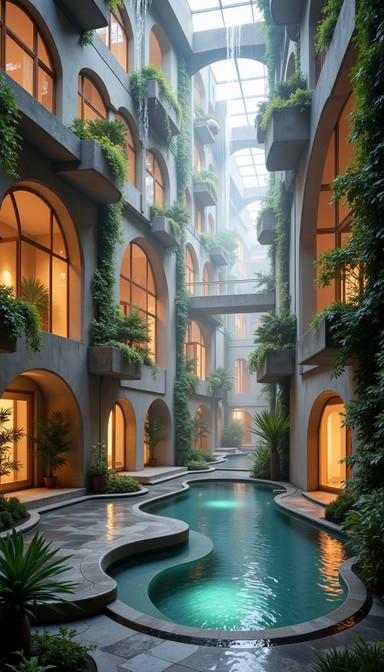 Free Surreal Ascending Courtyard Image - Surreal, Courtyard, Vertical ...