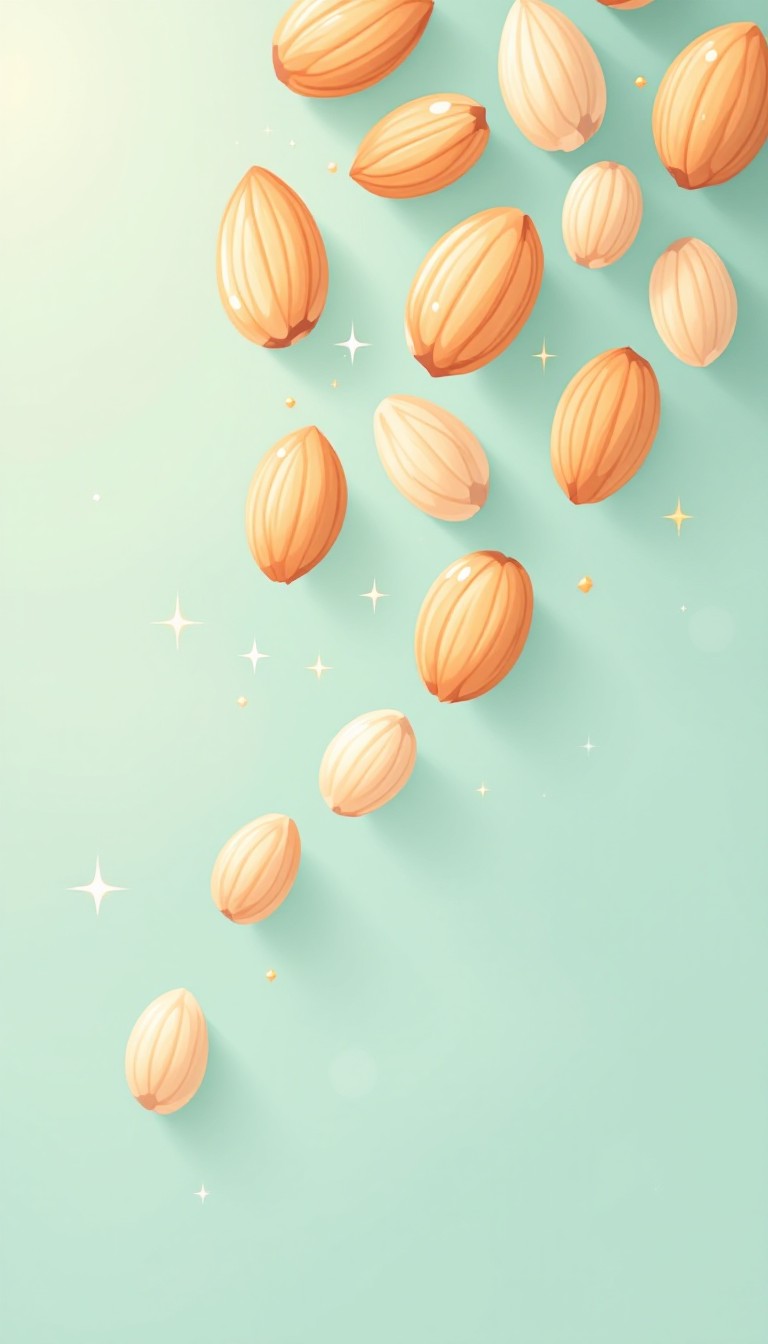 Free Floating Almond Dreams Image - Almonds, Illustration, Children ...