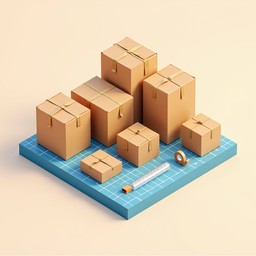 Box Orienter Free Organized Box Harmony Image - Boxes, Cardboard, Isometric ...