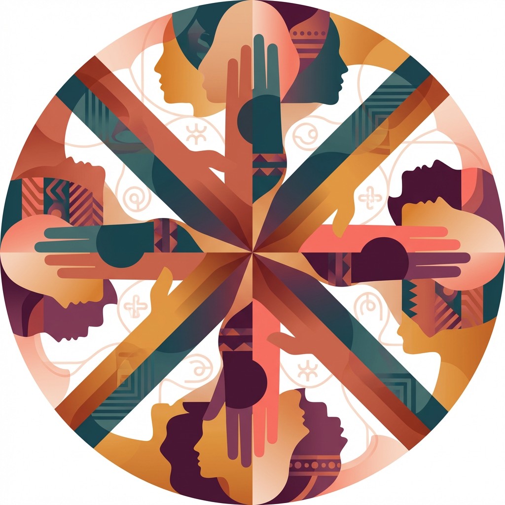 Unity Diversity Rangoli Photo Free Unity Through Diversity Image - Mandala, Geometric, Unity ...