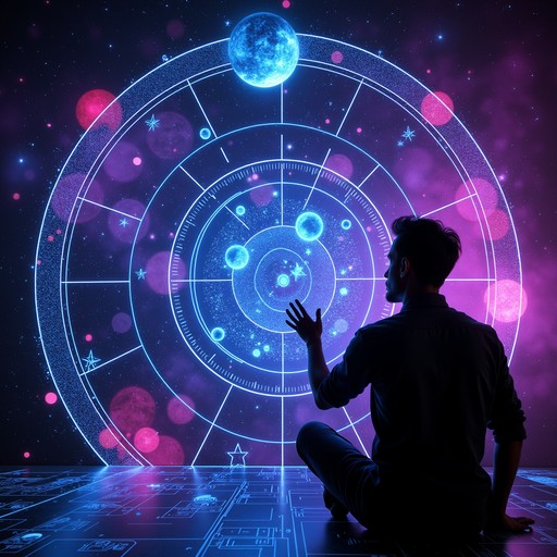 Free Cosmic Data Explorer Image - Cosmic, Holographic, Futuristic ...