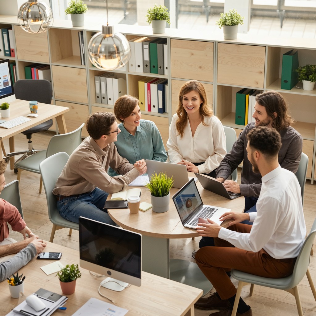 Collaborative Working Professionals Free Professionals Collaborating Naturally Image - Teamwork ...