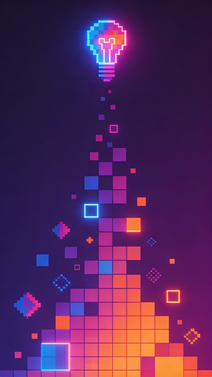 Free Pixels Become Ideas Image - Pixel, Illustration, Geometric ...