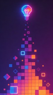 Free Pixels Spark Innovation Image - Pixel, Lightbulb, Innovation ...