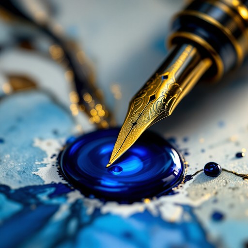 Sphere In Ink Free Ink Meets Paper Image - Pen, Nib, Ink | Download at StockCake