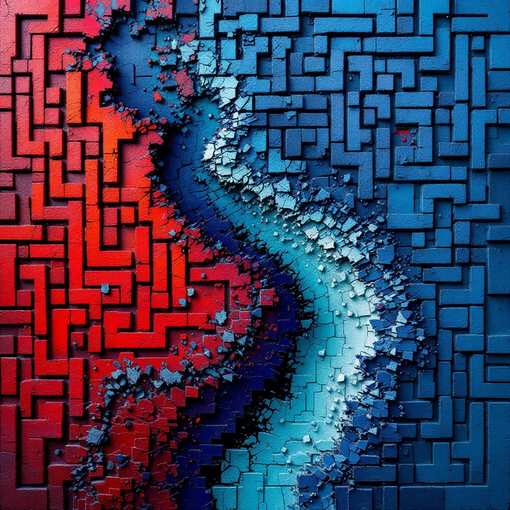 Free Breaking Through Barriers Photo - Abstract, Geometric, Maze ...