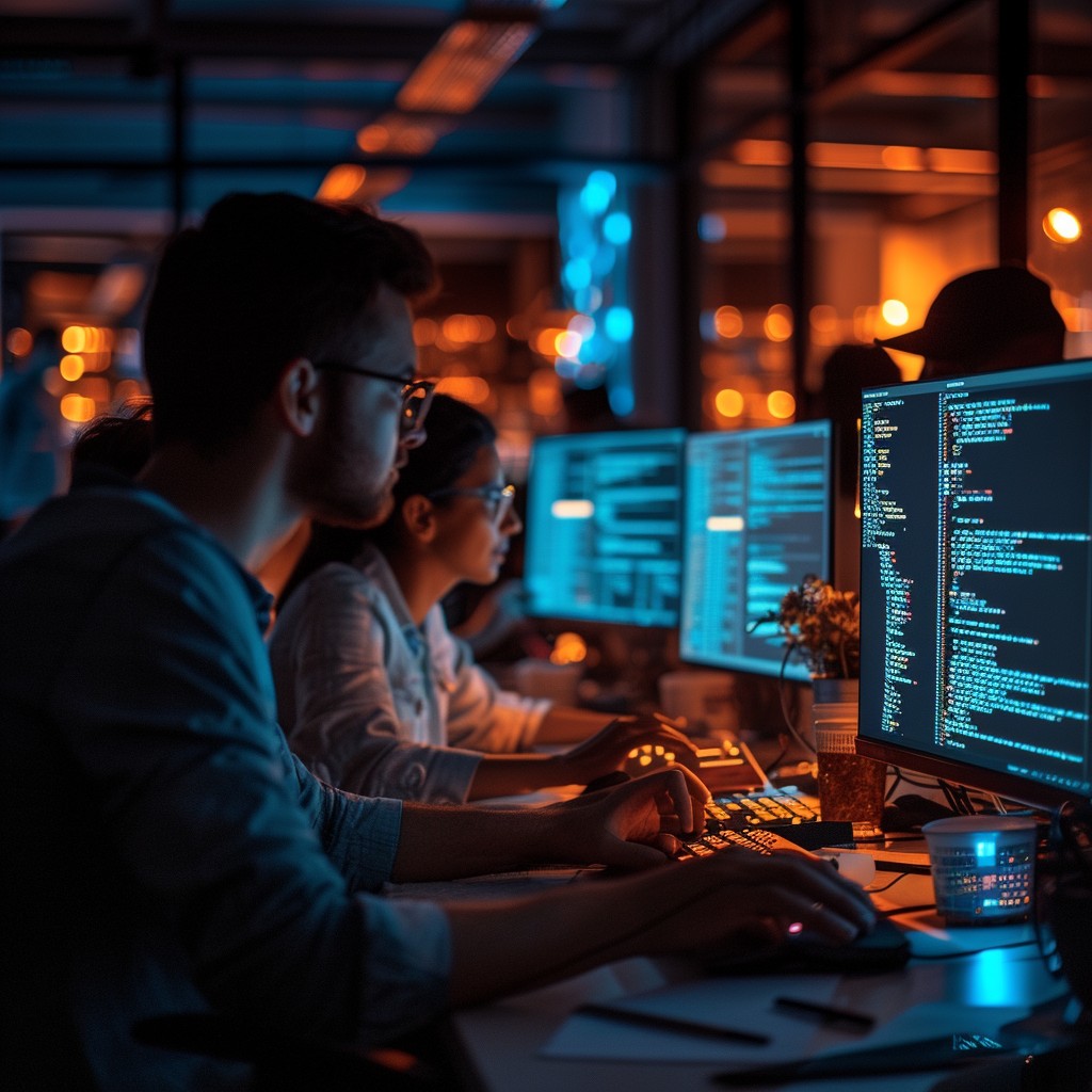 Free Tech Team Working Image - Technology, Coding, Software | Download ...