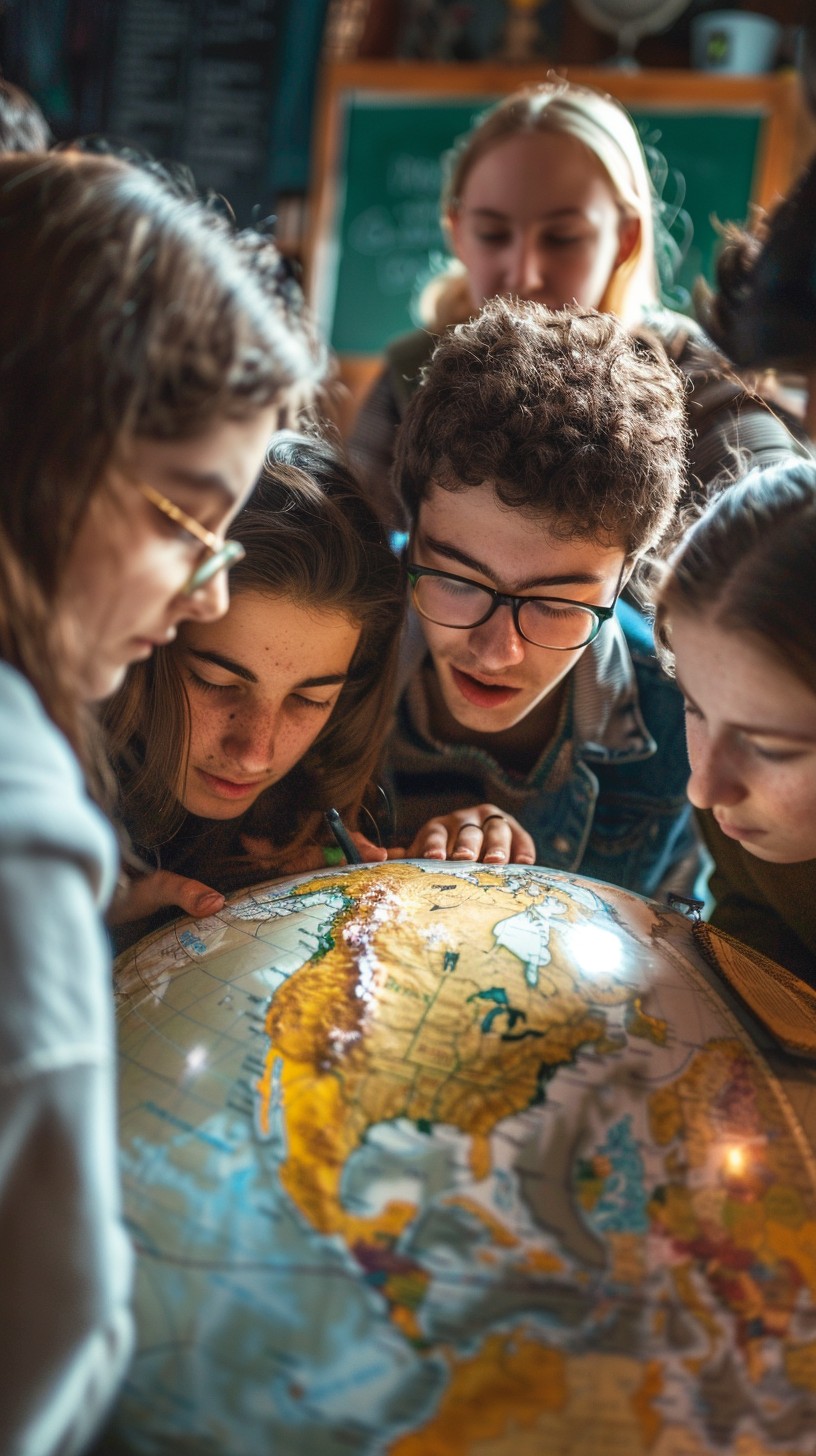 Free Exploring Global Geography Image - Students, Globe, Geography ...
