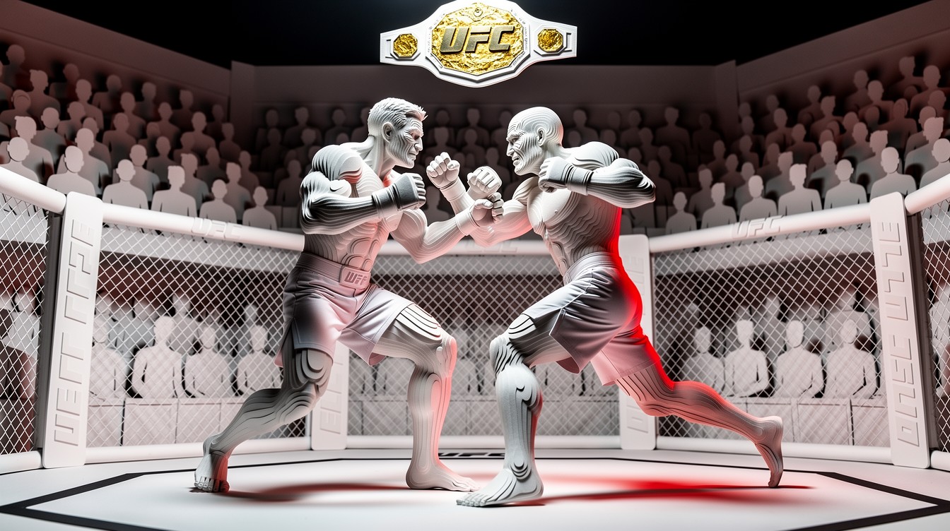 Paper Chain Fighting Free Paper Combat Sculpture Image - Sculpture, Paper, Ufc | Download at ...