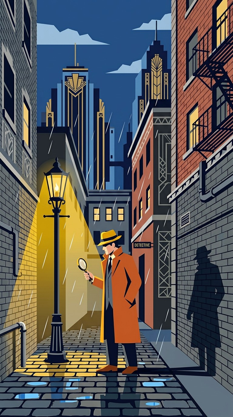 Free Vintage Detective Mystery Image - Detective, Noir, Vintage ...