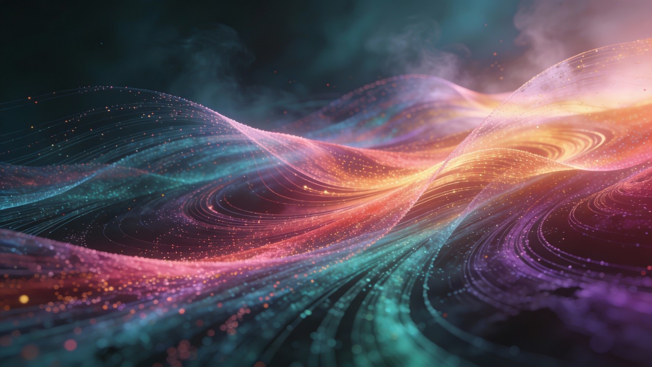 Particle Flow Colorful Free Dynamic Color Flow Image - Abstract, Flow, Particles | Download at ...