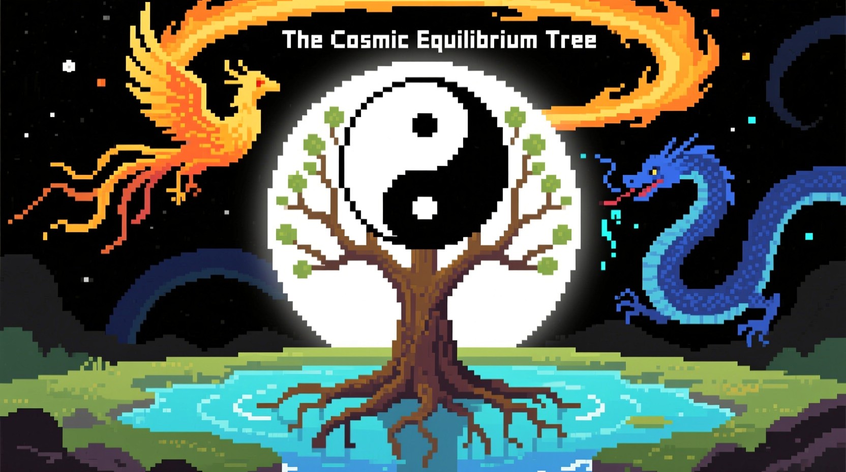 Free Cosmic Balance Tree Image - Pixel, Tree, Phoenix | Download at ...