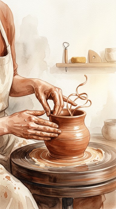 Free Hands Shaping Clay Image - Pottery, Ceramics, Artisan | Download ...
