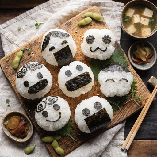 Free Kawaii Rice Character Image - Onigiri, Kawaii, Pixel | Download at ...
