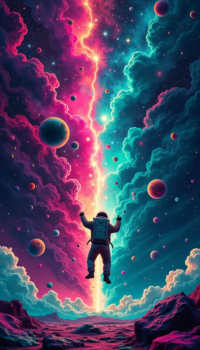 Free Cosmic Graffiti Artist Image - Astronaut, Cosmic, Graffiti ...